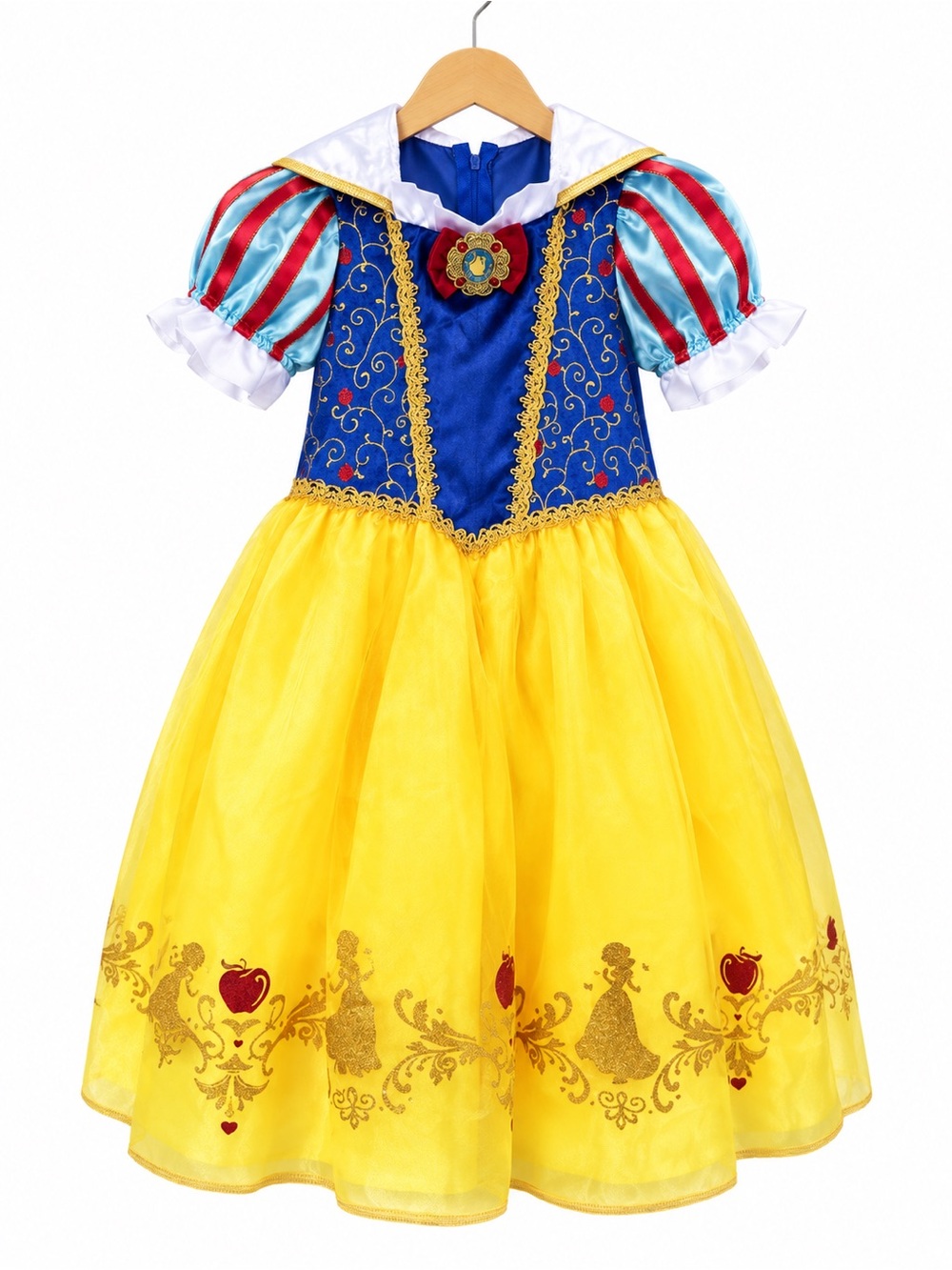 Classic Princess Yellow & Blue Kids Costume Dress
